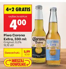 Biedronka Piwo Corona Extra, 330 ml Original/Cero oferta