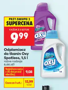 Biedronka Odplamiacz do tkanin Oxy Spotless oferta