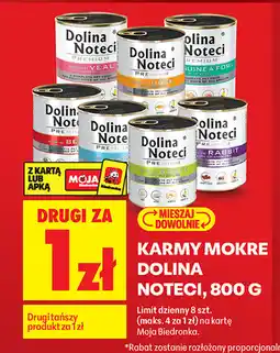 Biedronka Karmy mokre Dolina Noteci oferta