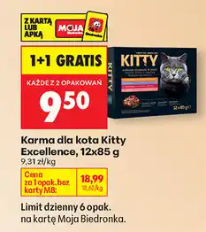Biedronka Karma dla kota Kitty Excellence oferta