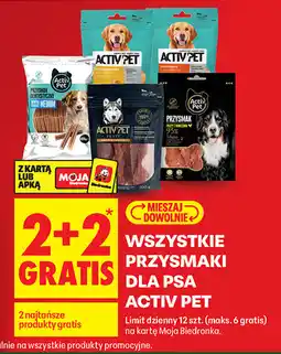 Biedronka Wszystkie przysmaki dla psa Activ Pet oferta