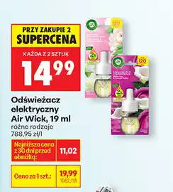 Biedronka Odświeżacz elektryczny Air Wick oferta