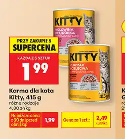 Biedronka Karma dla kota Kitty oferta