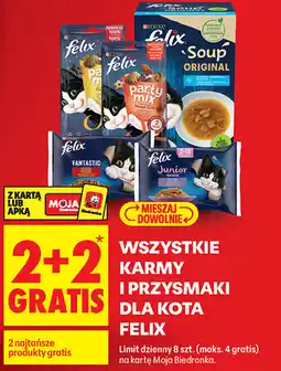 Biedronka Wszystkie karmy i przysmaki dla kota Felix oferta