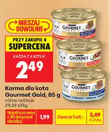 Biedronka Karma dla kota Gourmet Gold oferta
