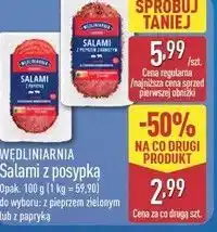 ALDI Salami z posypką oferta