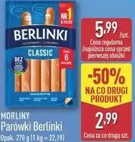 ALDI Parówki Berlinki oferta