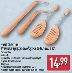ALDI Prawidła sprężynowe/Łyżka do butów, 2 szt oferta