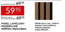 Abra PANEL LAMELOWY MODERN LINE NORMAL Walnut Black oferta