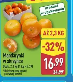 ALDI Mandarynki w skrzynce oferta