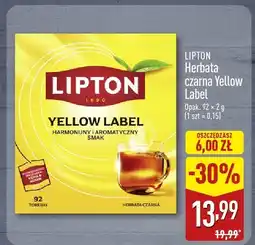 ALDI Herbata czarna Yellow Label oferta