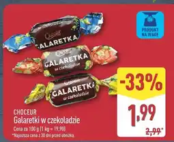 ALDI Galaretki w czekoladzie cena za oferta