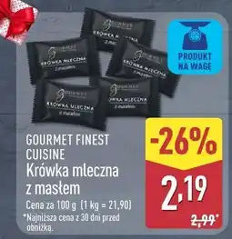 ALDI Krówka mleczna z masłem cena za oferta