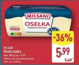 ALDI Osełka masło ekstra oferta