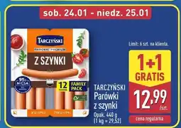ALDI Parówki z szynki 1+1 GRATIS oferta