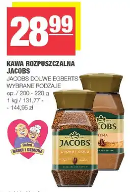 Spar Kawa rozpuszczalna Jacobs Douwe Egberts wybrane rodzaje oferta