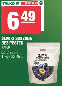 Spar Śliwki suszone bez pestek SPAR oferta