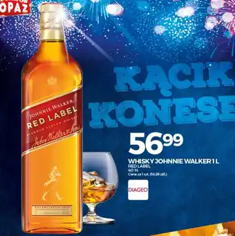 Topaz Whisky Johnnie Walker Red Label 1l oferta