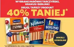 Netto Parówki Tarczyński, Krakus i Berlinki (wybrane rodzaje) oferta