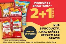 Netto Produkty Snaxters (chipy, paprykowe, cebulka, ketchup) oferta