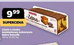 Netto Ciasto o smaku śmietankowo-kakaowym Zebra Gościlik oferta