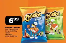 Netto Chrupki Cheetos ser z ketchupem 110 g, pizza ketchup 120 g oferta