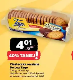 Netto Ciasteczka owsiane De Lux Tago oferta