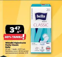 Netto Wkładki higieniczne Panty Classic Bella oferta