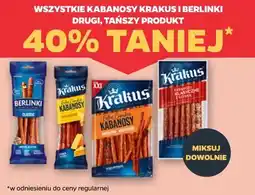 Netto Wszystkie kabanosy Krakus i Berlinki oferta