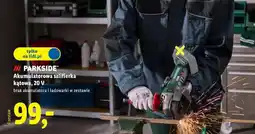 Lidl PARKSIDE Akumulatorowa szlifierka kątowa, 20 V oferta