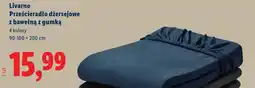 Lidl Prześcieradło dżersejowe z bawełną z gumką (90-100 x 200 cm, 4 kolory) oferta