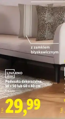 Lidl Poduszka dekoracyjna, 50 x 50 lub 60 x 40 cm (4 wzory) oferta