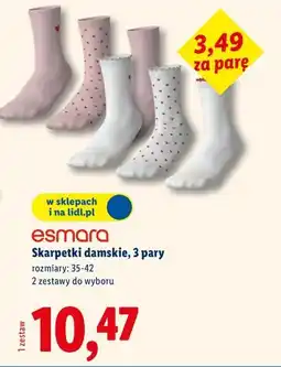 Lidl Esmara Skarpetki damskie, 3 pary oferta