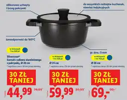 Lidl SilverCrest Garnek z odlewu aluminiowego z pokrywką, 28 cm oferta