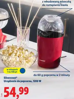 Lidl Silvercrest Urządzenie do popcornu, 1200 W oferta