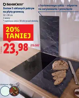 Lidl SilverCrest Zestaw 2 szklanych pokryw na płytę grzewczą oferta