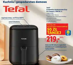 Lidl Tefal Frytkownica beztłuszczowa Easy Fry Compact, 1300 W oferta