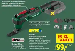Lidl Parkside Akumulatorowe narzędzie wielofunkcyjne, 20 V oferta