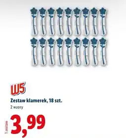 Lidl W5 Zestaw klamerek, 18 szt oferta