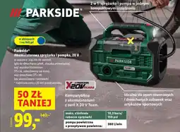 Lidl Parkside Akumulatorowa sprężarka i pompka, 20 V oferta