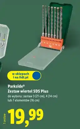 Lidl Parkside Zestaw wierteł SDS Plus oferta