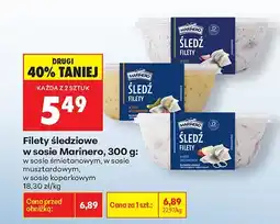 Biedronka Filety śledziowe w sosie koperkowym oferta