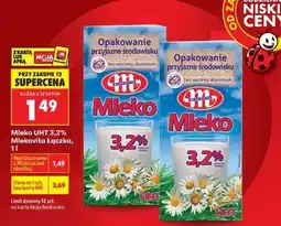 Biedronka Mleko UHT 3,2% Mlekovita Łączka, 1l oferta