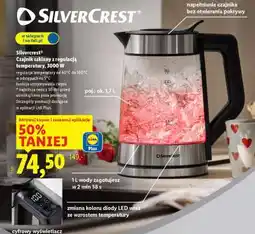 Lidl SilverCrest Czajnik szklany z regulacją temperatury oferta