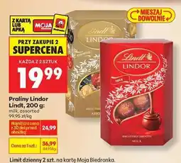Biedronka Praliny Lindor Lindt 200 g oferta