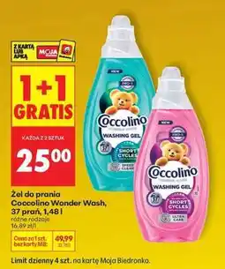 Biedronka COCCOLINO WONDER WASH oferta