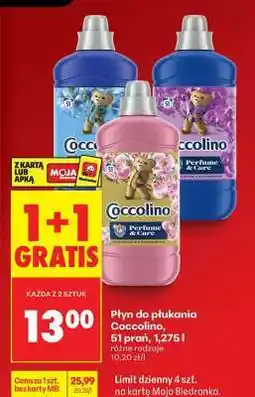 Biedronka Płyn do płukania Coccolino oferta