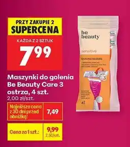 Biedronka Maszynki do golenia Be Beauty Care 3 ostrza, 4 szt oferta