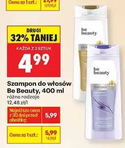 Biedronka Szampon do włosów Be Beauty, 400 ml oferta