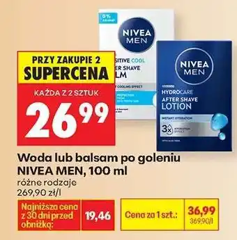 Woda lub balsam po goleniu NIVEA MEN , 100 ml